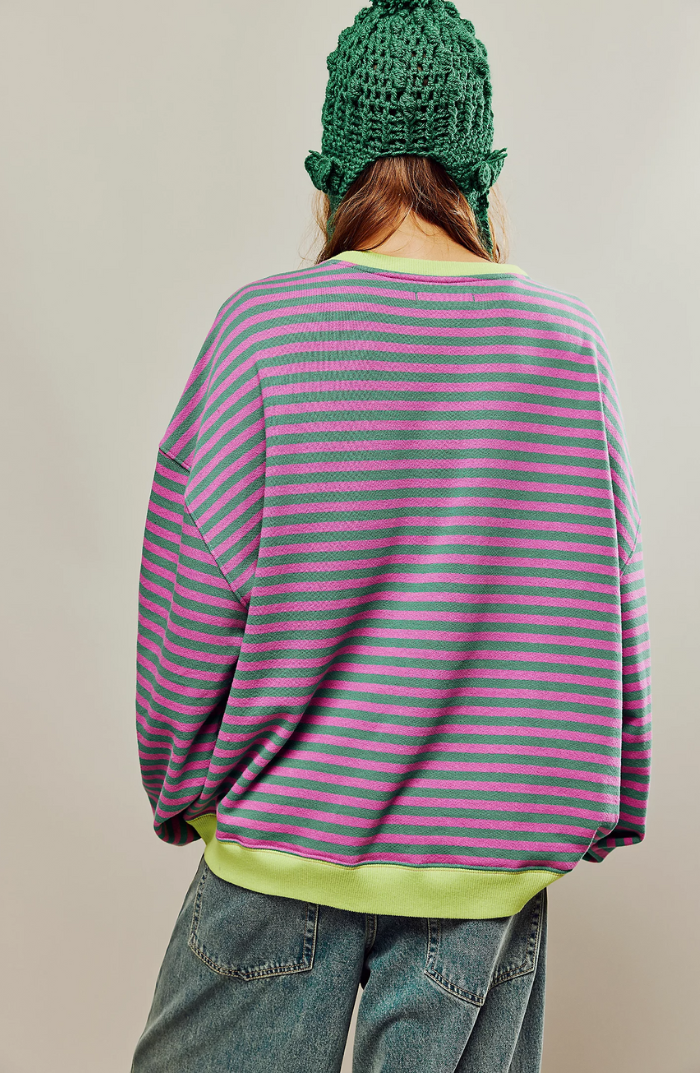 Mira™ Oversized Striped Sweater